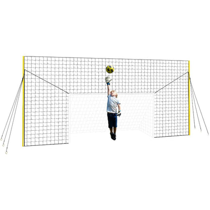 Soccer Goal Net & Backstop Net Rebounder for Backyard All-in-ONE